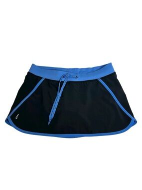 Lands' End Black Blue Athletic Swim Paddle Board Golf Tennis Gym Yoga Skort 6